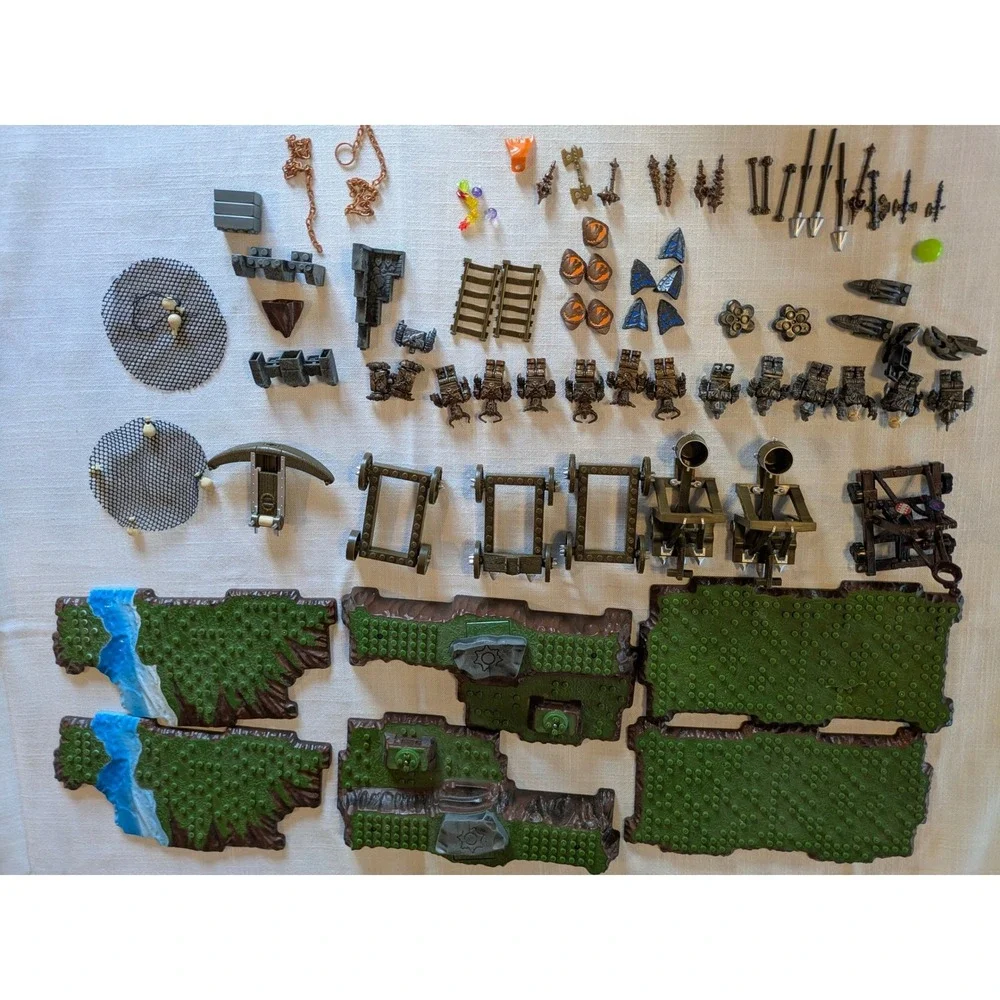 Mega Bloks Dragons‎ Krystal Wars Castle Parts Figures AccessorsLot Terrain 9883